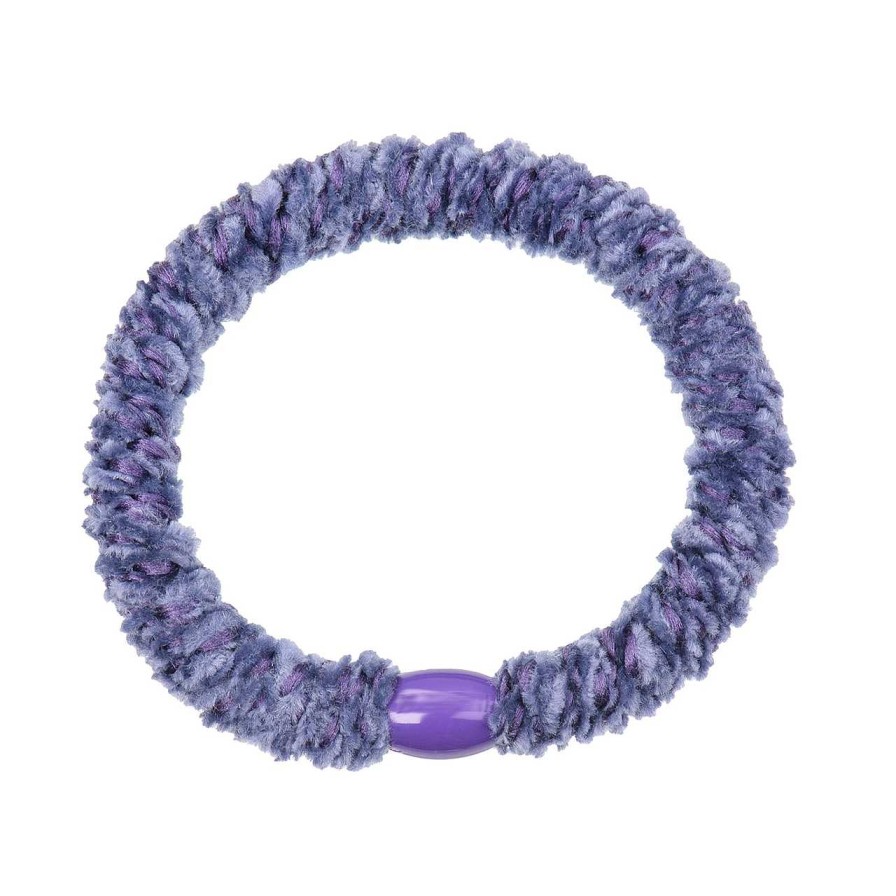 Accessories Voila | Hair Tie Velvet Blue Purple