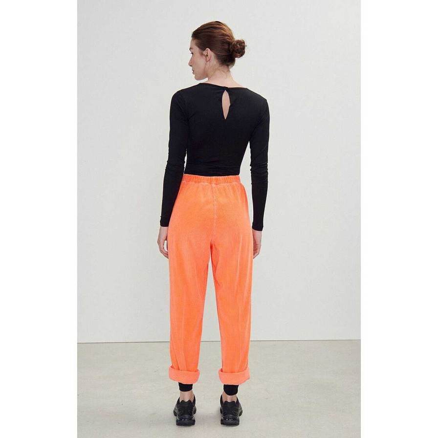 Clothing American Vintage | Padow Pants Fluorescent Orange