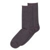 Accessories MP Denmark | Lucinda Glitter Socks Dark Purple