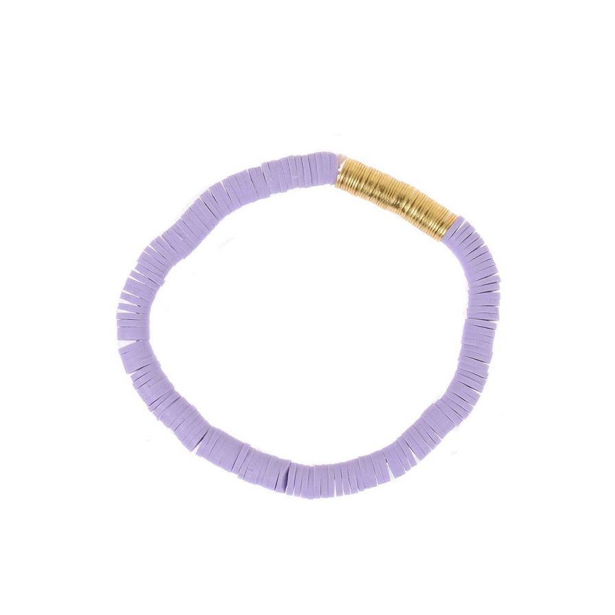 Accessories La Garçonne Bijoux | Charmaine Bracelet Violet