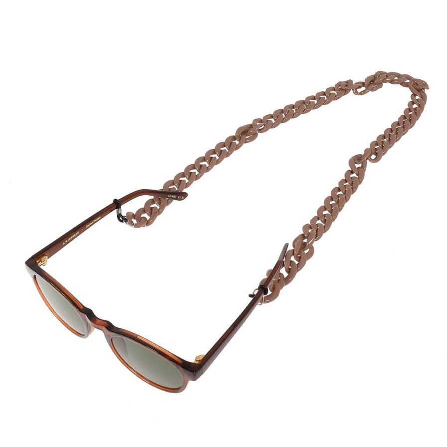 Accessories Voila | Olivia Glasses Chain Mud