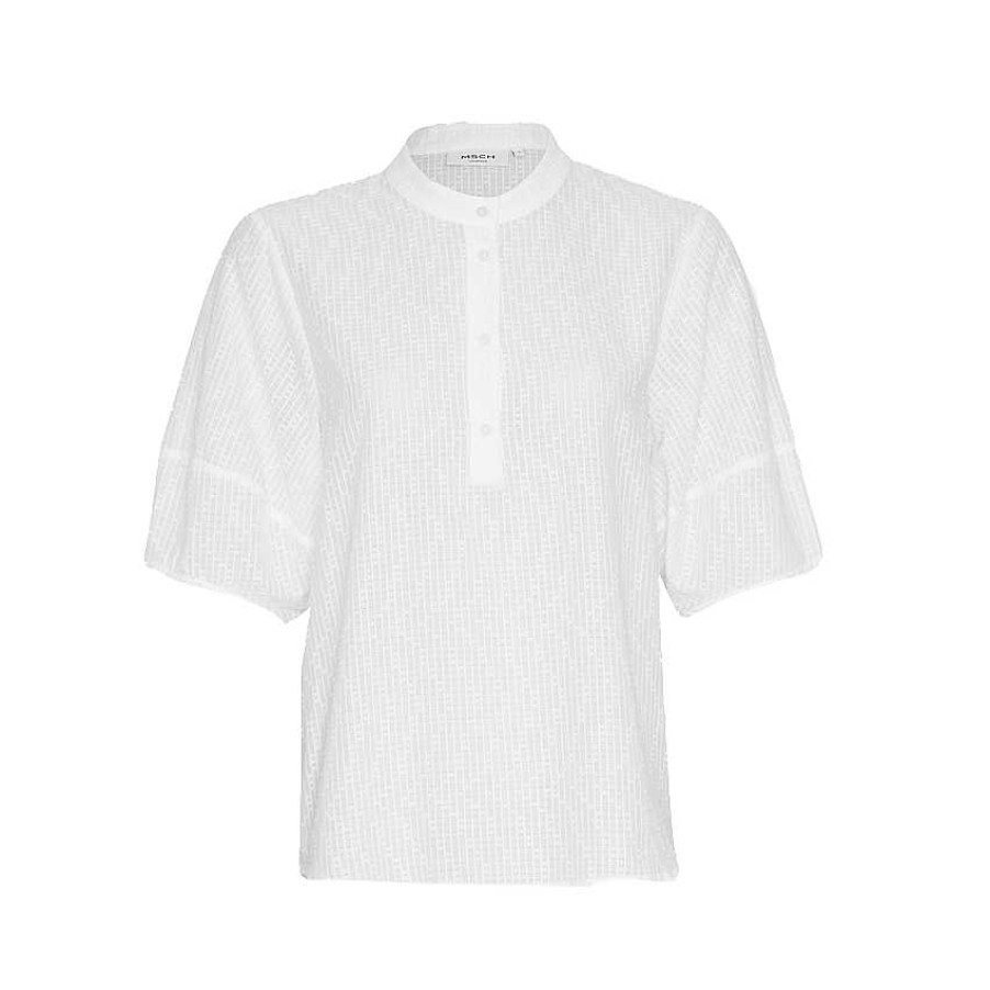 Clothing MSCH Copenhagen | Belisa Blouse Bright White