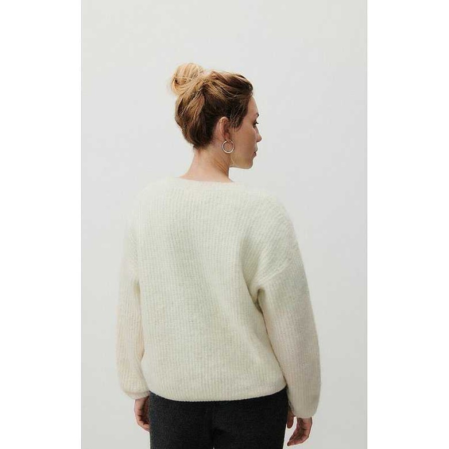 Clothing American Vintage | East Sweater Nacre Chine