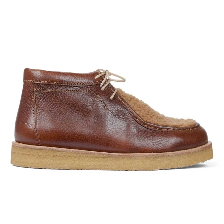 Shoes Angulus | Lace-Up Shoe Cognac Tan