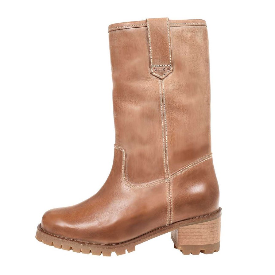 Shoes Dico Copenhagen | Kimmi Escovado Boots Dark Tan