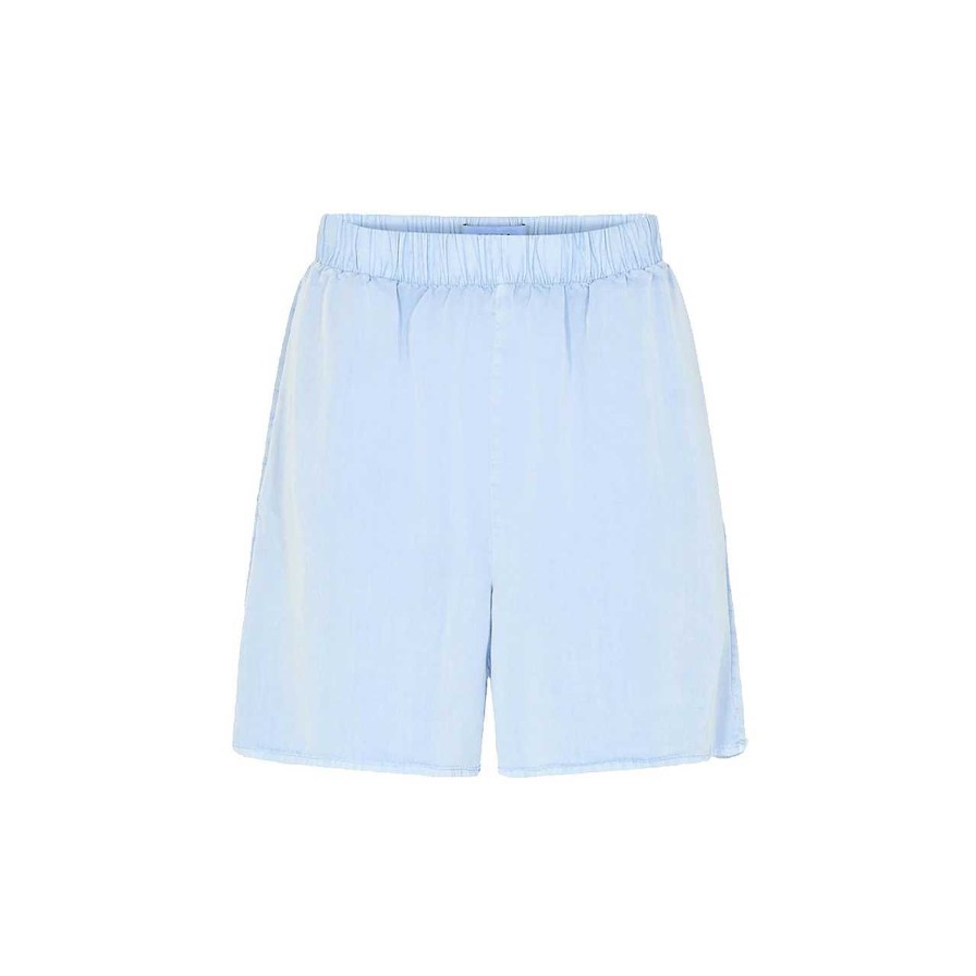 Clothing Minimum | Acazio Shorts Chambray Blue