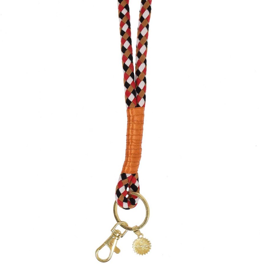 Accessories La Garçonne Accessoires | Lanyard Red Brown Black