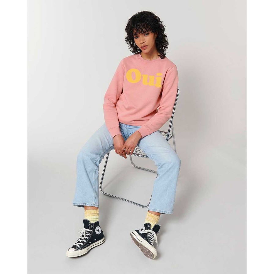 Clothing La Garçonne Vetements | Oui Sweater Canyon Pink