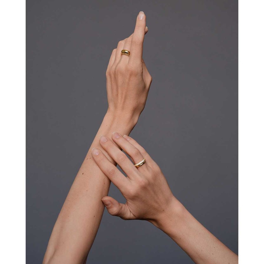 Accessories Philippa Studios | Beaded Ring Gold Plated