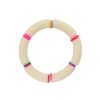 Accessories Voila | Bangle Bracelet Rainbow Ecru