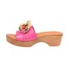 Shoes La Garçonne | Chanelle Platform Sandals Cerise