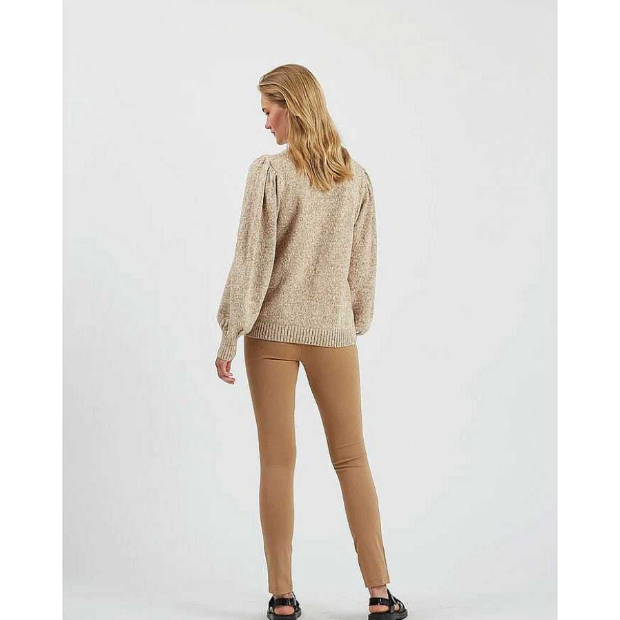 Clothing Minimum | Gunnva Knitted Sweater Tigers Eye