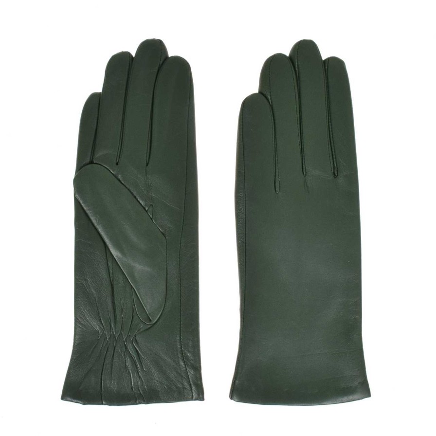 Accessories La Garçonne Accessoires | Momo Gloves Vert Fonce