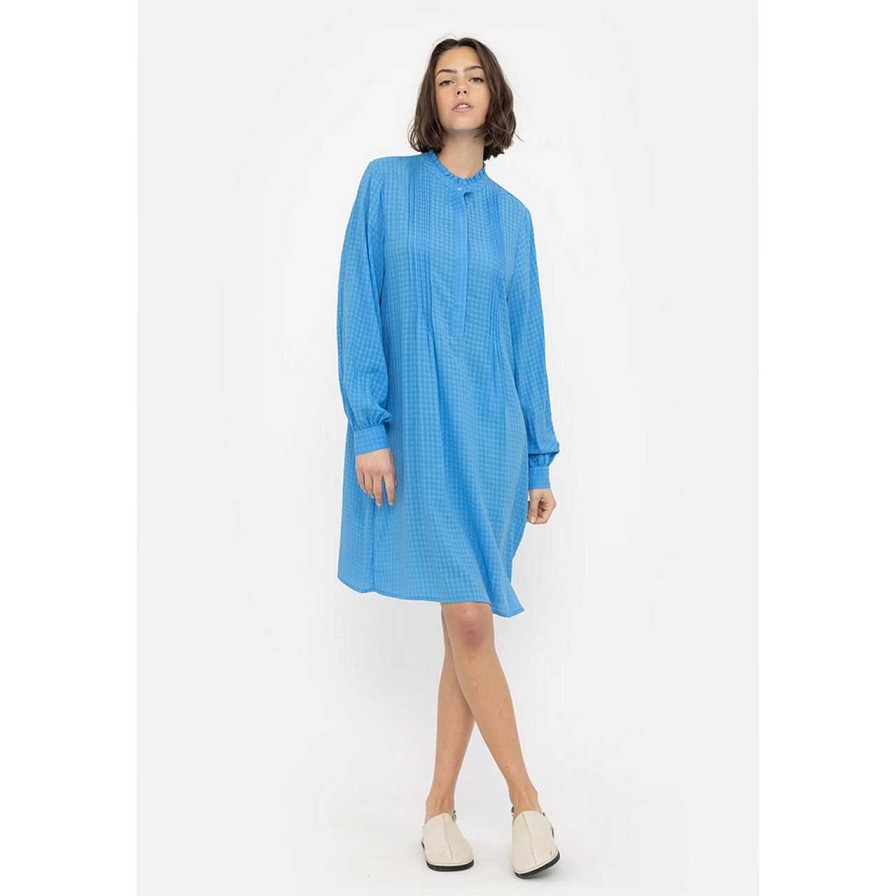 Clothing Soft Rebels | Fie Gaya Dress Azure Blue