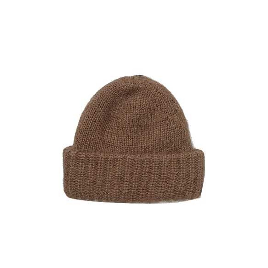 Accessories Becksöndergaard | Grandma Knitted Hat Acorn Brown