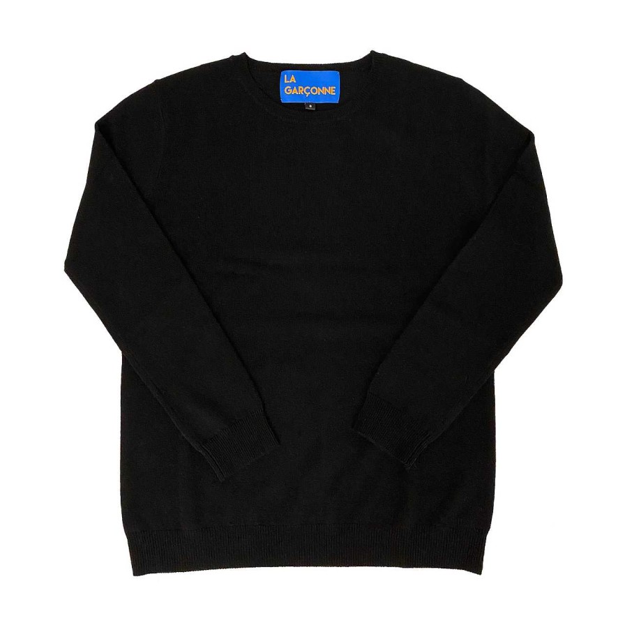 Clothing La Garçonne Vetements | Cantal Knitted Sweater Black