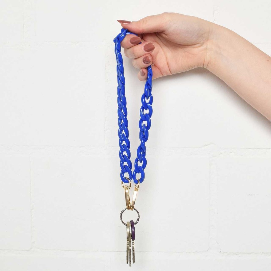 Bags La Garçonne Accessoires | Monroe Mini Bag Chain Royal Blue