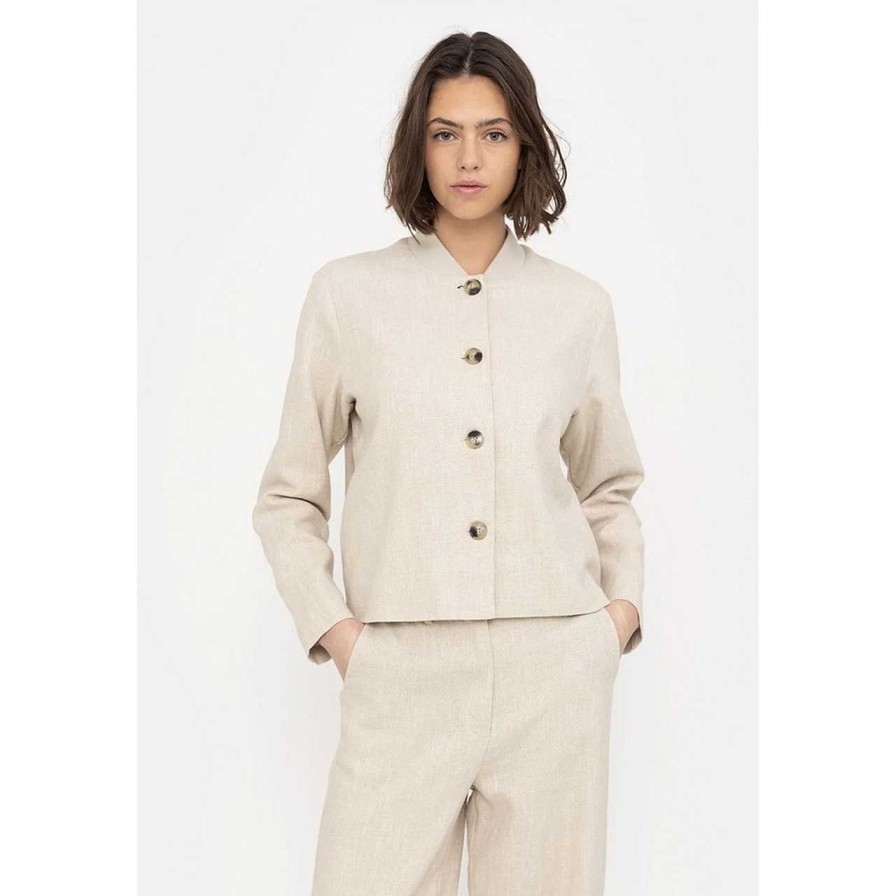 Clothing Soft Rebels | Lexi Jacket Whitecap Gray