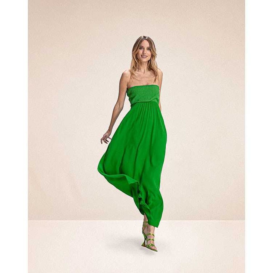 Clothing Karma Koma | Funky Dress Lime