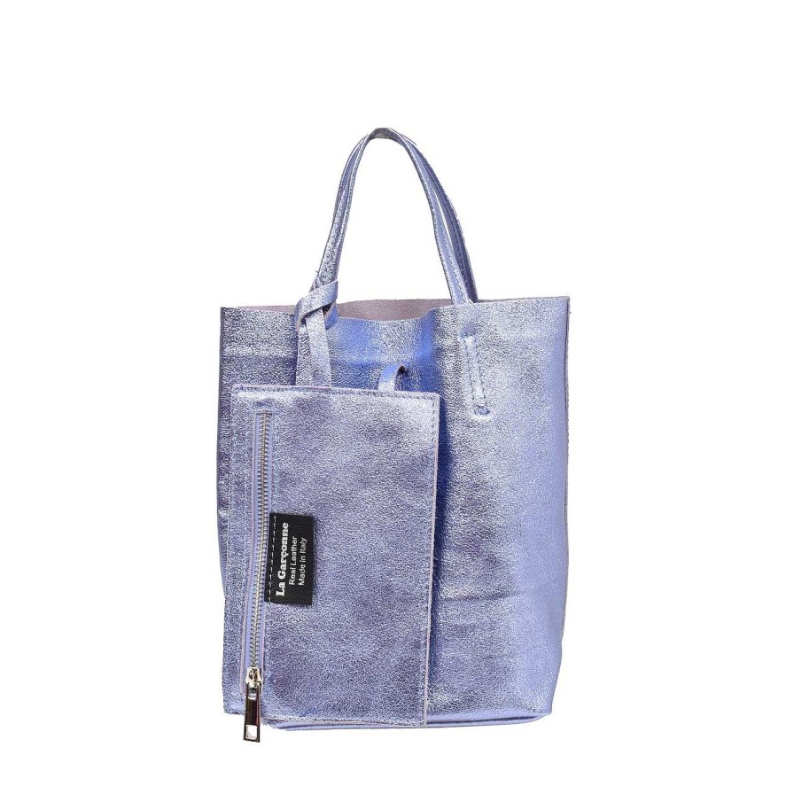 Bags La Garçonne Accessoires | Daphne Bag Metallic Cielo