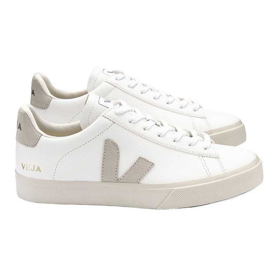 Shoes Veja | Campo Chromefree Sneaker Extra White Natural Suede