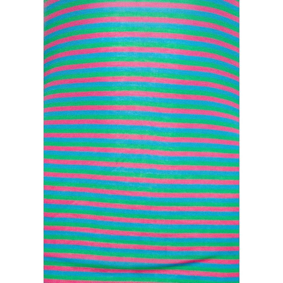 Clothing mbyM | Dovile Dress Pink Blue Green Stripe