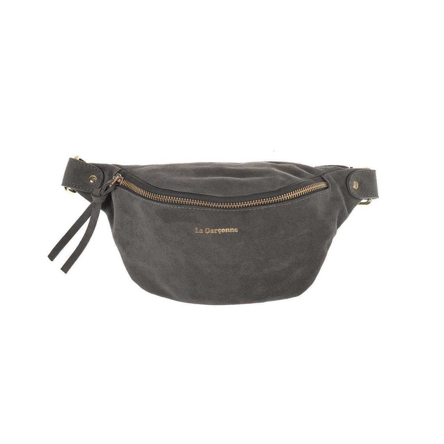 Bags La Garçonne Accessoires | Alma Petite Bum Bag Asfalto