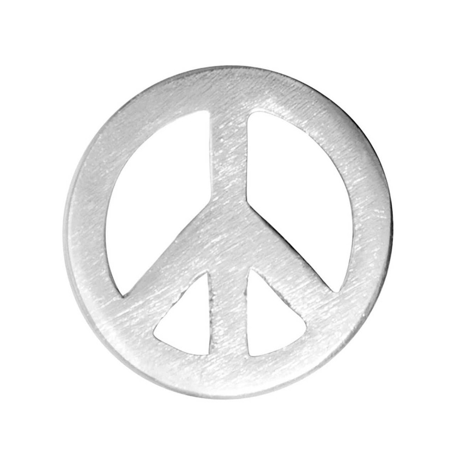 Accessories Lulu Copenhagen | Peace Stud Earrings Sterling Silver