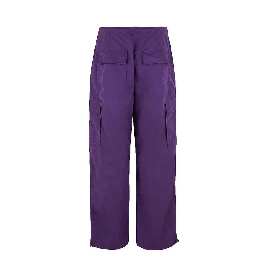 Clothing Oval Square | Cash Cargo Pants Pansy Purple