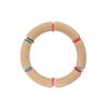 Accessories Voila | Bangle Bracelet Rainbow Beige