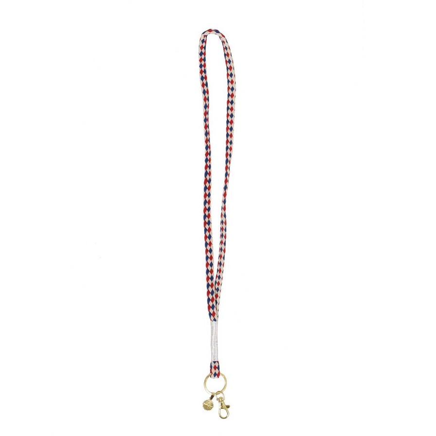 Accessories La Garçonne Accessoires | Lanyard Blue Red White