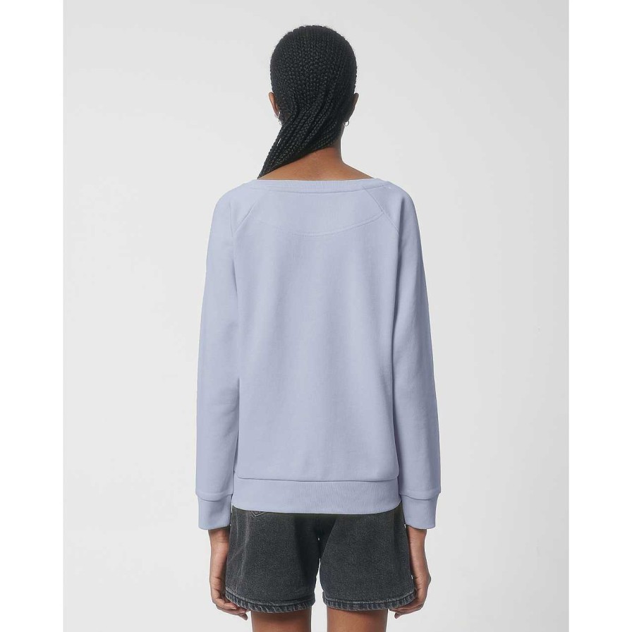 Clothing La Garçonne Vetements | Oui Sweater Raglan Serene Blue