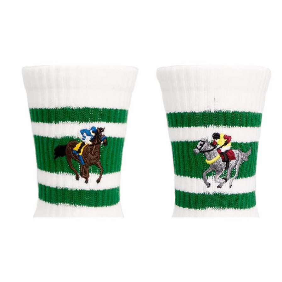 Accessories Decka | Skater Socks Horserace Green