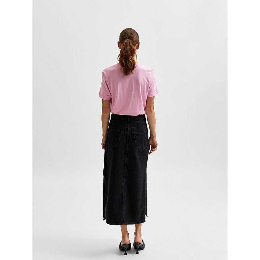 Clothing Selected Femme | My Perfect T-Shirt Prism Pink