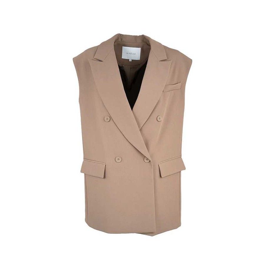 Clothing La Rouge | Line Gilet Sand