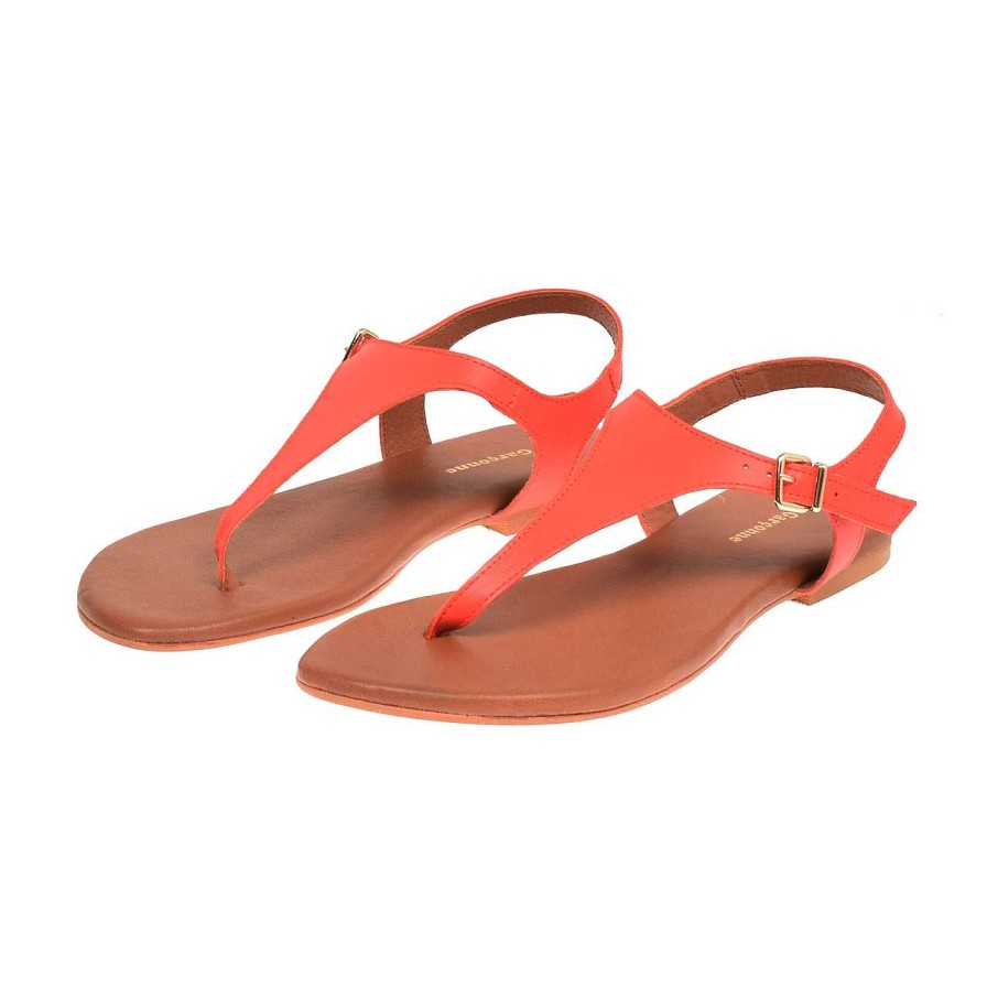 Shoes La Garçonne | Flip Sandals Mestizo Pumpkin