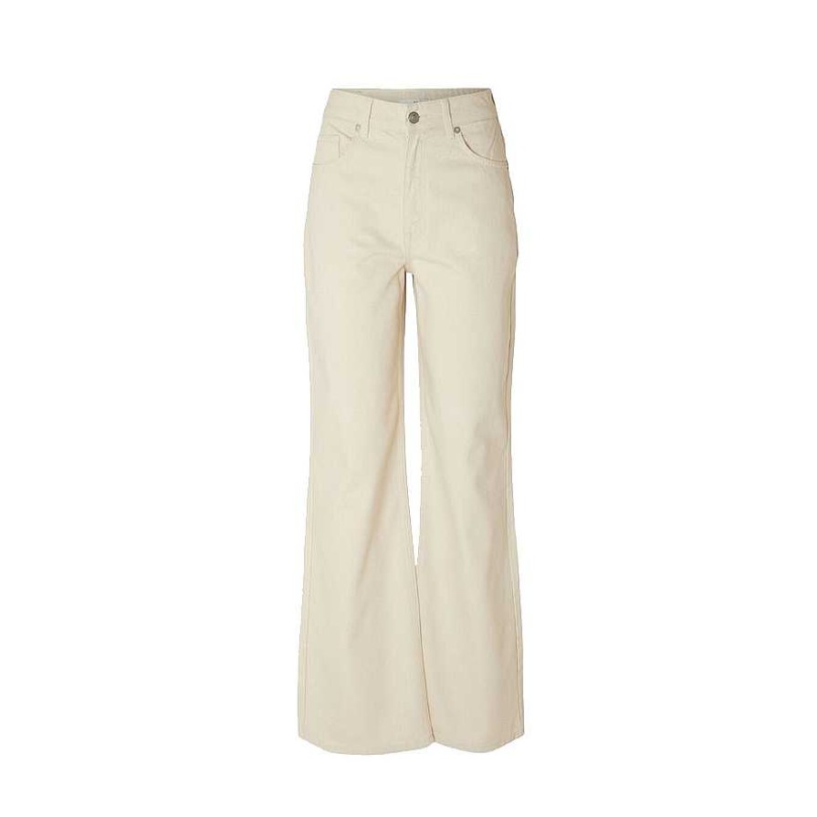 Clothing Selected Femme | Alice Tiana Jeans White Denim