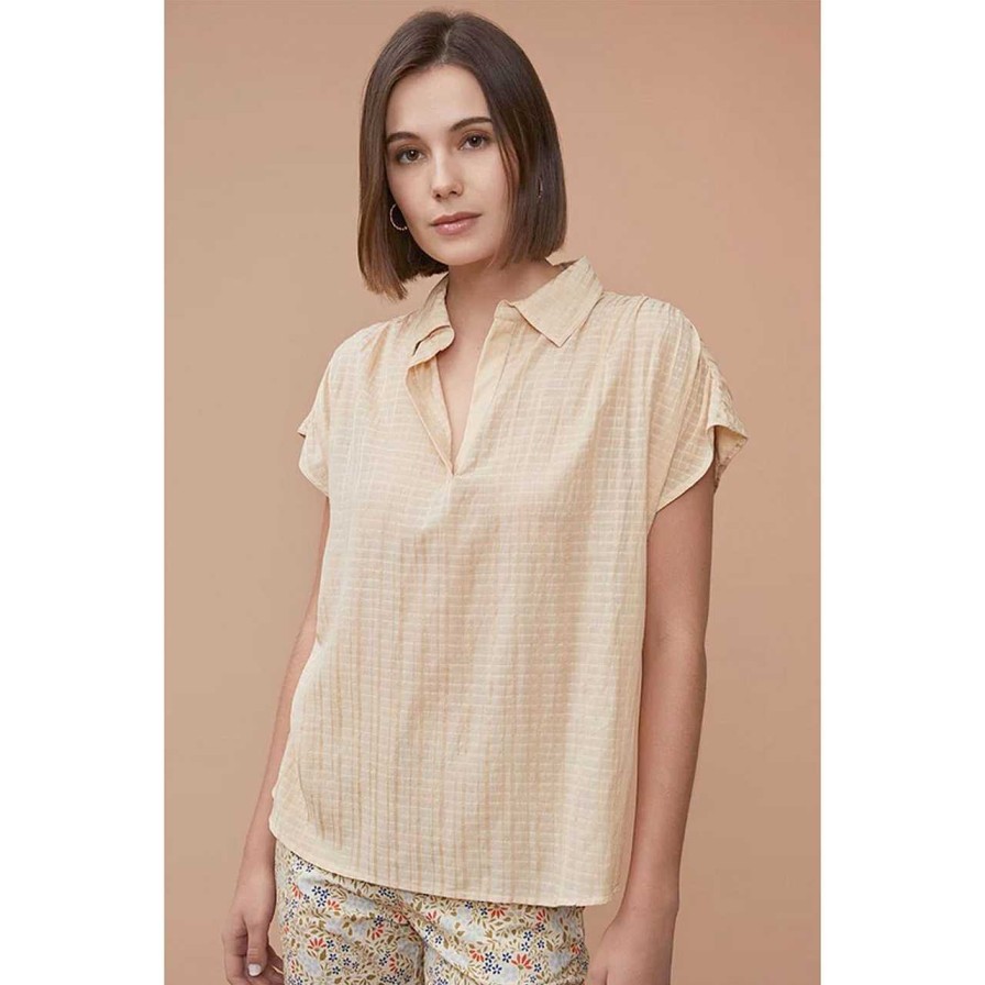 Clothing Harris Wilson | Luis Top Beige