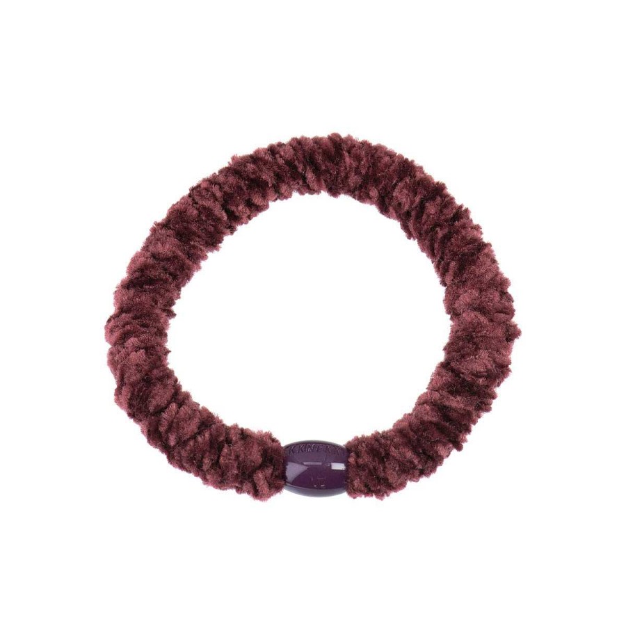 Accessories Voila | Velvet Oxblood Hair Tie