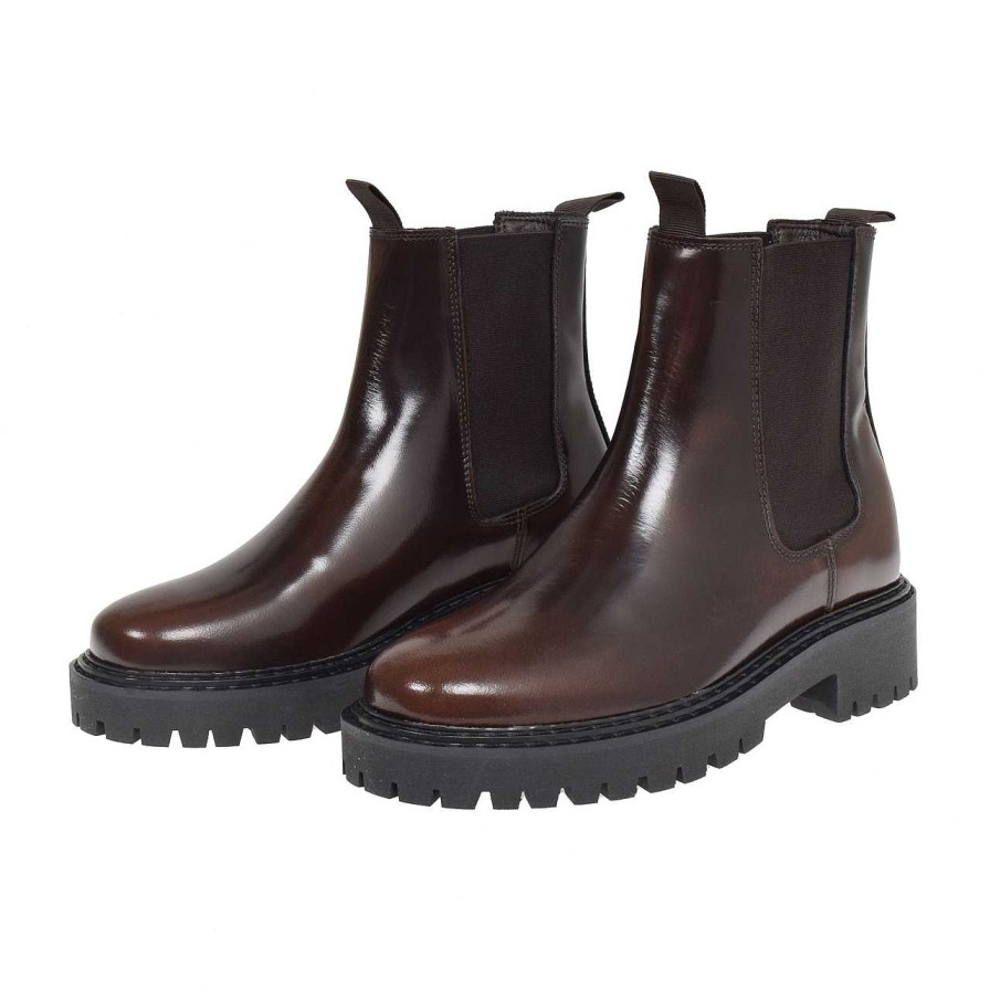 Shoes La Garçonne Sale | Chelsea Boots Georgia Dark Brown