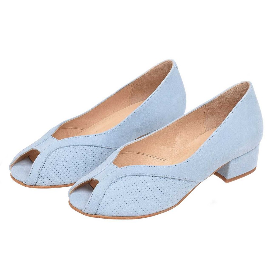 Shoes La Garçonne | Leonie Azure Heels