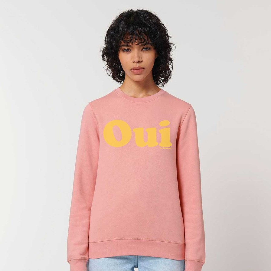 Clothing La Garçonne Vetements | Oui Sweater Canyon Pink