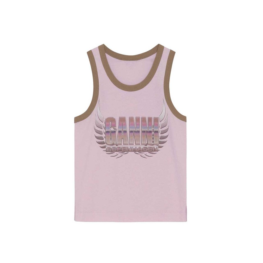 Clothing Ganni | Jersey Tank Top Winsome Orchid