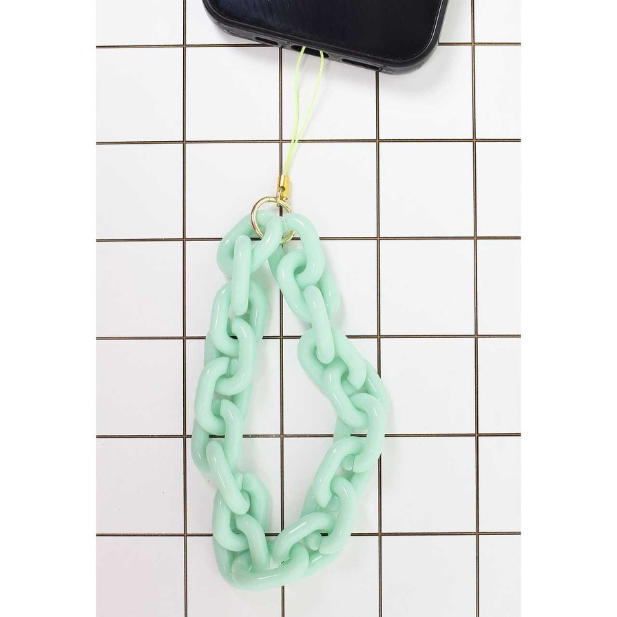 Accessories La Garçonne Accessoires | Heda Mobile Phone Chain Mint