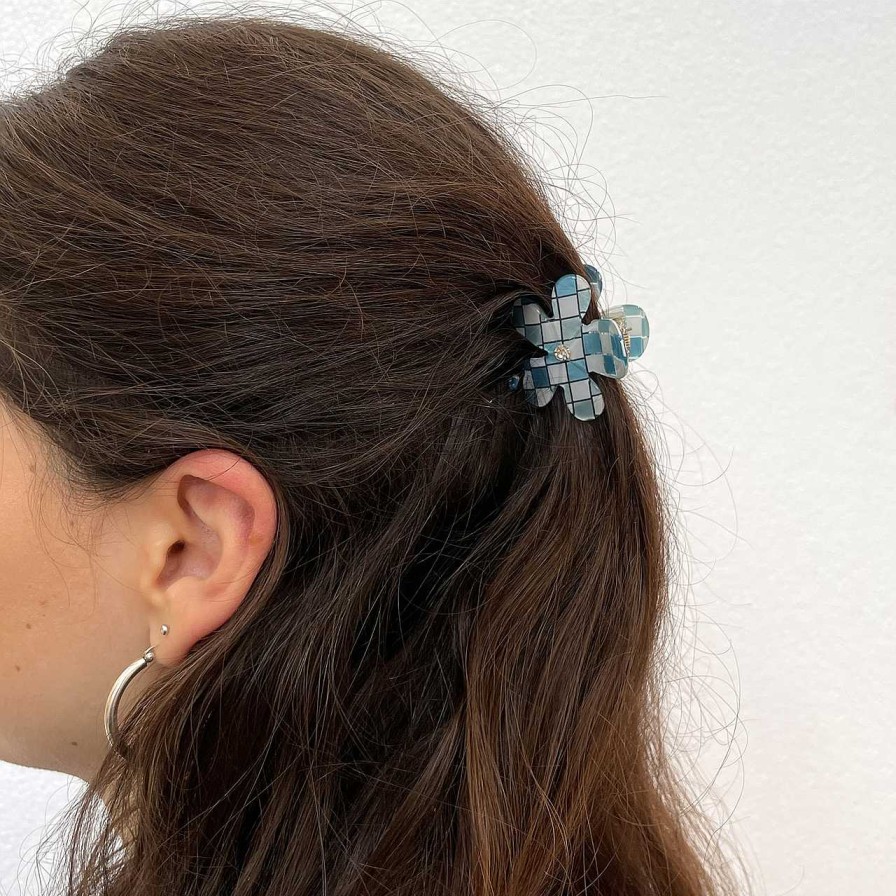 Accessories J'adore | Lola Fleur Hair Clip Turquoise