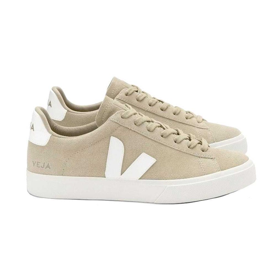 Shoes Veja | Campo Suede Dune White