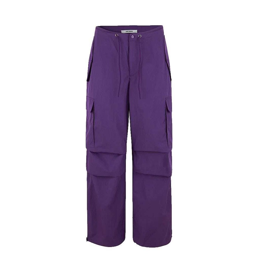 Clothing Oval Square | Cash Cargo Pants Pansy Purple