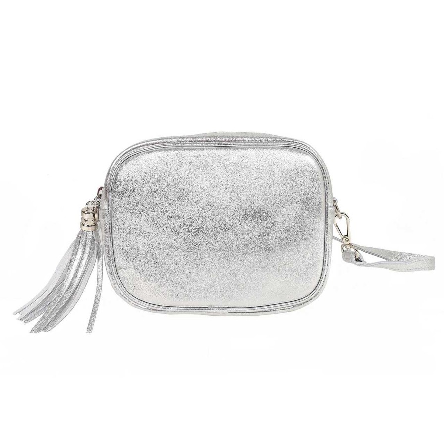 Bags La Garçonne Accessoires | Anne Metallic Bag Argento