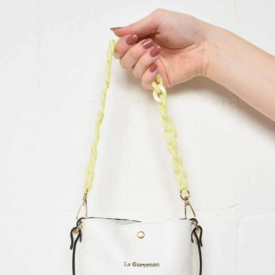 Bags La Garçonne Accessoires | Monroe Mini Pocket Chain Sunlight