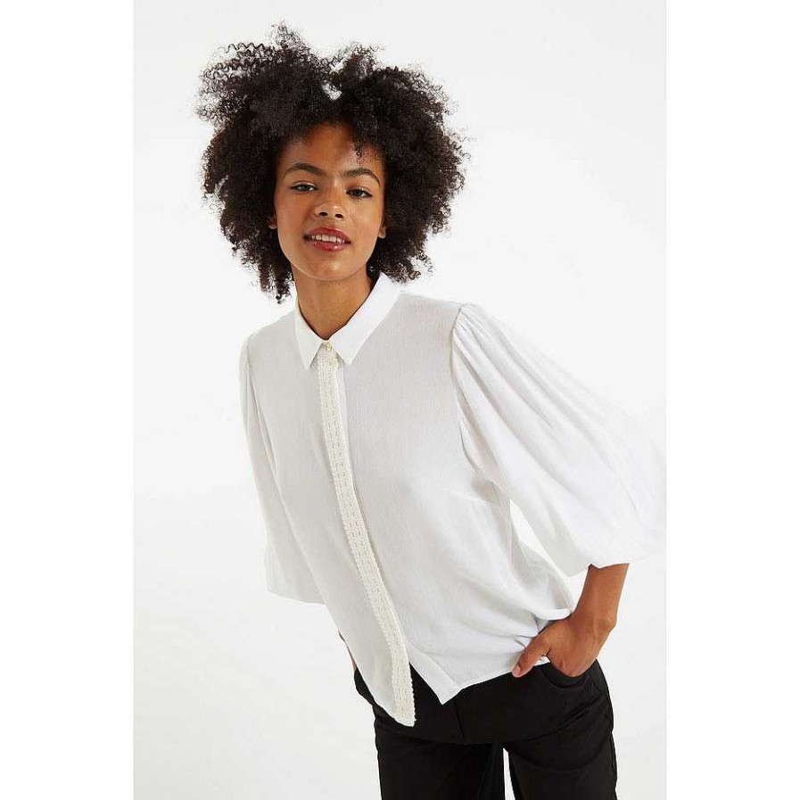 Clothing Louche | Janna Moss Blouse Off White